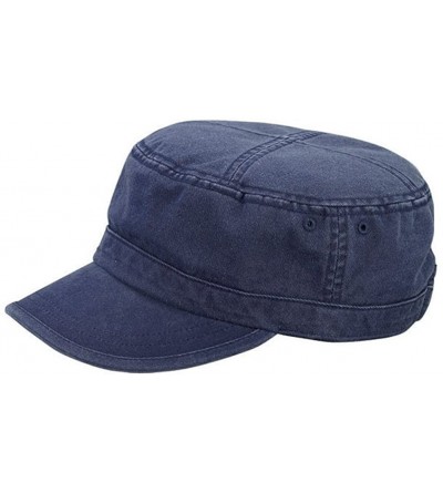 Baseball Caps Camo Washed Army Cap - Navy - CE119AGJJUD $9.07