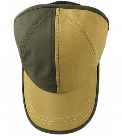 Baseball Caps Women's Summer Ponytail Half Baseball Cap Sunshade Outdoor Sports Hat - Army Green&ginger - CO18YU6ACSX $19.18