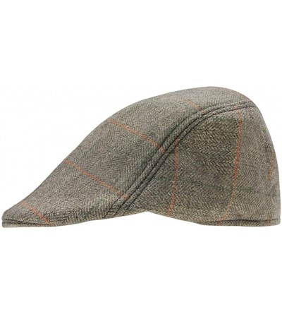 Baseball Caps Classic Herringbone Newsboy Hunting Headwear - Coffee - CU12N0FW662 $13.35