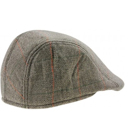 Baseball Caps Classic Herringbone Newsboy Hunting Headwear - Coffee - CU12N0FW662 $13.35