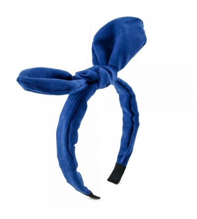 Headbands Solid color Wired Bow Bowknot Hair Hoop Plastic Headband Headwear Accessory for Lady Girls Women - C4180M70S4I $12.88