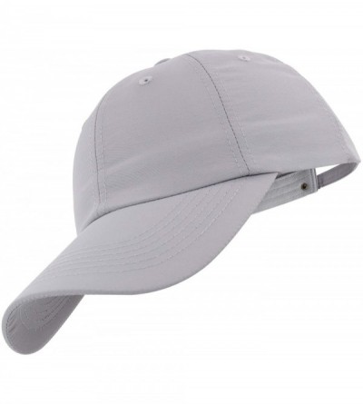 Baseball Caps 7-7 1/2 Quick Dry Breathable Ultralight Running Hat for Sport - Pure - Grey - CT18UYQ4ULT $22.01