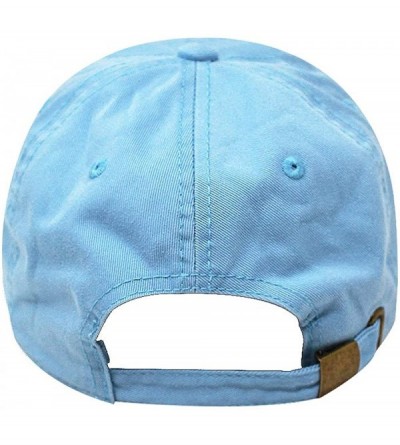 Baseball Caps Elephant Dad Hat Cotton Baseball Cap Polo Style Low Profile - Sky - C8186777TMW $9.72