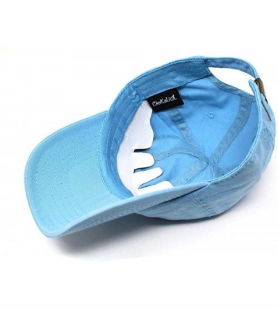 Baseball Caps Elephant Dad Hat Cotton Baseball Cap Polo Style Low Profile - Sky - C8186777TMW $9.72