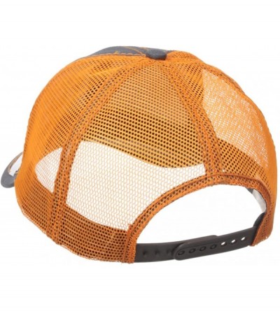 Baseball Caps Men's Clean Orange Corner Logo - Orange/Gray - CI12FV2MLC3 $20.99