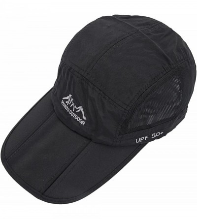 Sun Hats Summer Baseball Cap with Bill Quick Dry Mesh Back UPF50 Portable Sun Hats - C417YCLN35X $21.88