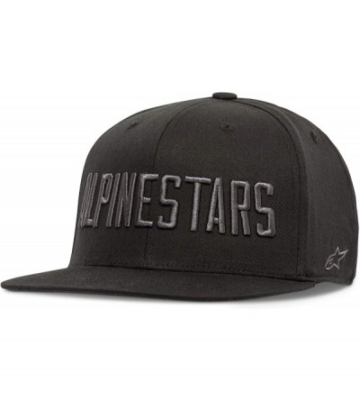 Baseball Caps Men's Logo Flexfit Tech Hat- Cuvred Bill Structured Crown - Word Hat Black/Black - CN18GTDZU5N $75.77