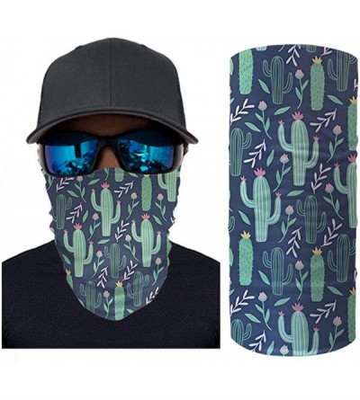 Balaclavas Seamless Bandana for Sun Dust Wind Protection for Riding Motorcycle Cycling Fishing Hunting - Cactus-green - CU197...