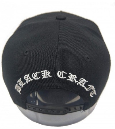 Baseball Caps 3D Embossed/Embroidery Letters Baseball Cap - Flat Visor Adjustable Snapback Hats Blank Caps - No Gods-black - ...