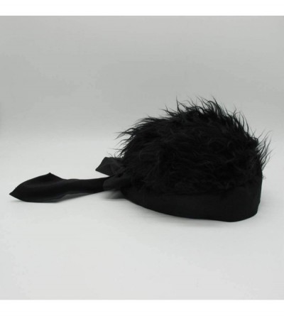 Visors Flair Hair Sun Visor Cap with Fake Hair Wig Baseball Cap Hat - Black - CQ18MCIU549 $20.83