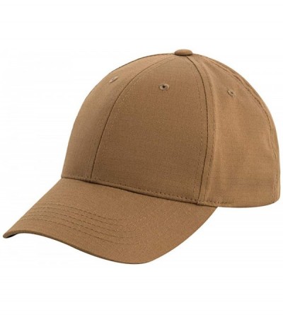 Baseball Caps Tactical Baseball Cap Elite Plains Hat Adjustable Rip-Stop - Coyote Brown - CQ18C0I4K2A $13.24