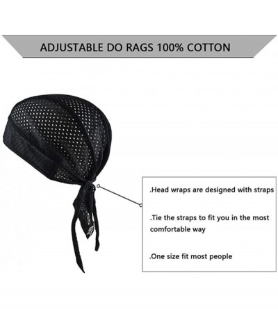 Skullies & Beanies ACTLATI Breathable Cycling Bandana Helmet - A1-dew Rag Black - C218G7AZXLT $13.70