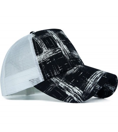 Baseball Caps Unisex Vintage Trendy Baseball Cap Trucker Hat Beach Travel Hip Hop Stripe - C112G6L7R9F $10.96