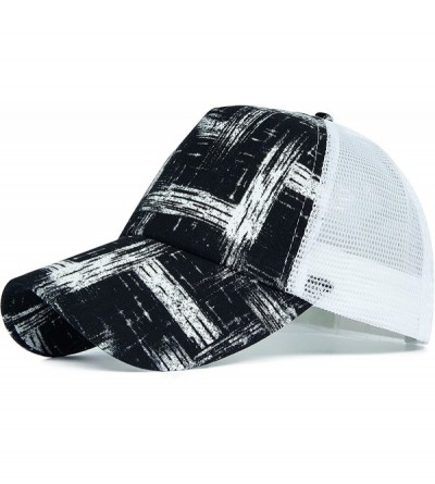 Baseball Caps Unisex Vintage Trendy Baseball Cap Trucker Hat Beach Travel Hip Hop Stripe - C112G6L7R9F $10.96