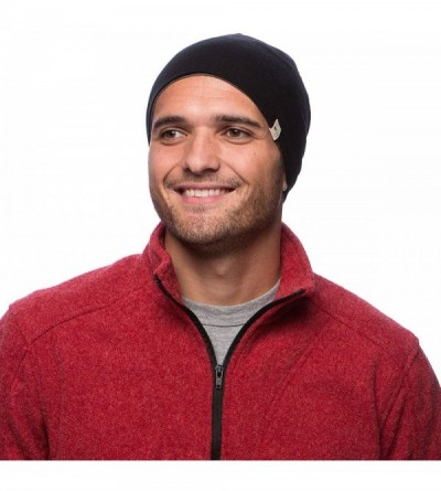 Skullies & Beanies Reversible Shade Wool Beanie - True Red-black - CZ11OPDU38J $27.90