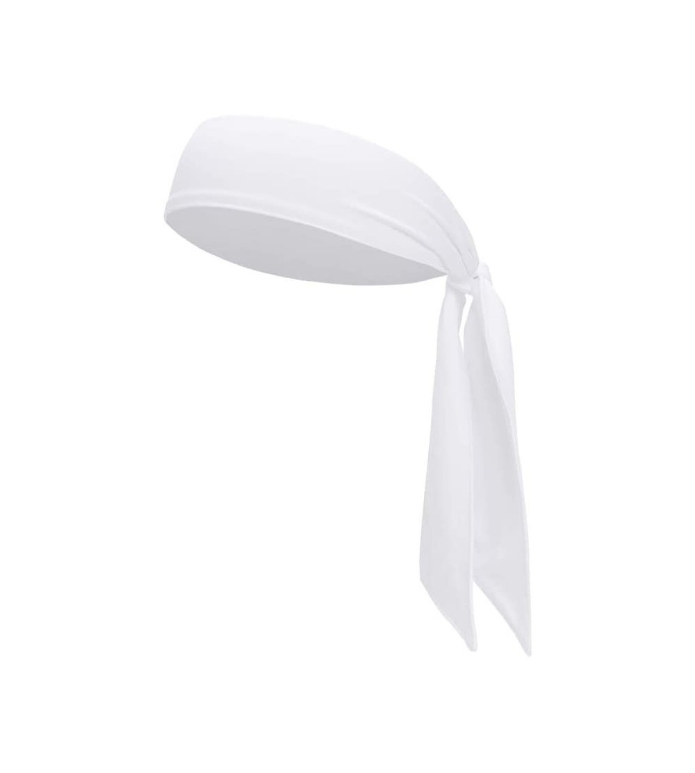 Balaclavas Sports Headband Sweatbands Wristbands - 1pcs-white - C318NCQX2Y2 $6.89