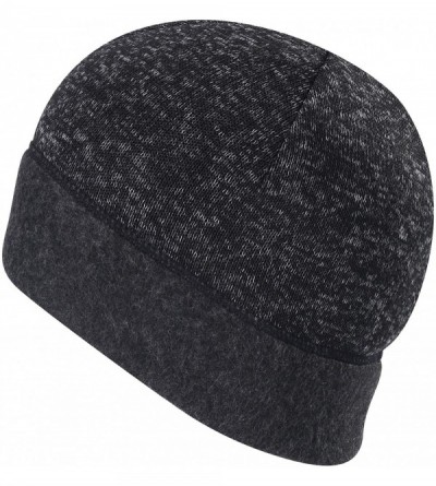Balaclavas Balaclava Full Face Ski Mask Tactical Balaclava Hood Winter Hats Gear - Knitting Fleece-heather Black - CM18L8DT7I...