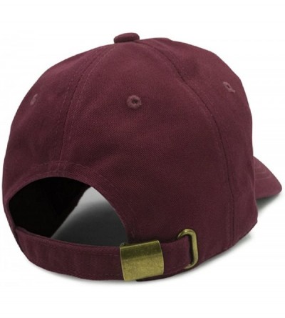 Baseball Caps Man On The Moon Dad Hat - Wine - C01896S4UQD $18.94