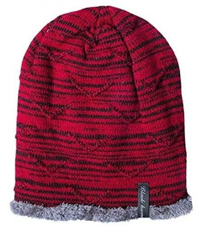 Baseball Caps Unisex Stretch Outdoor Beanies - C-unisex Red - C81924CUMHH $16.78