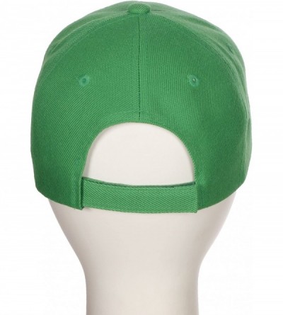 Baseball Caps Classic Baseball Hat Custom A to Z Initial Team Letter- Green Cap White Black - Letter N - CM18IDT5G2N $22.28