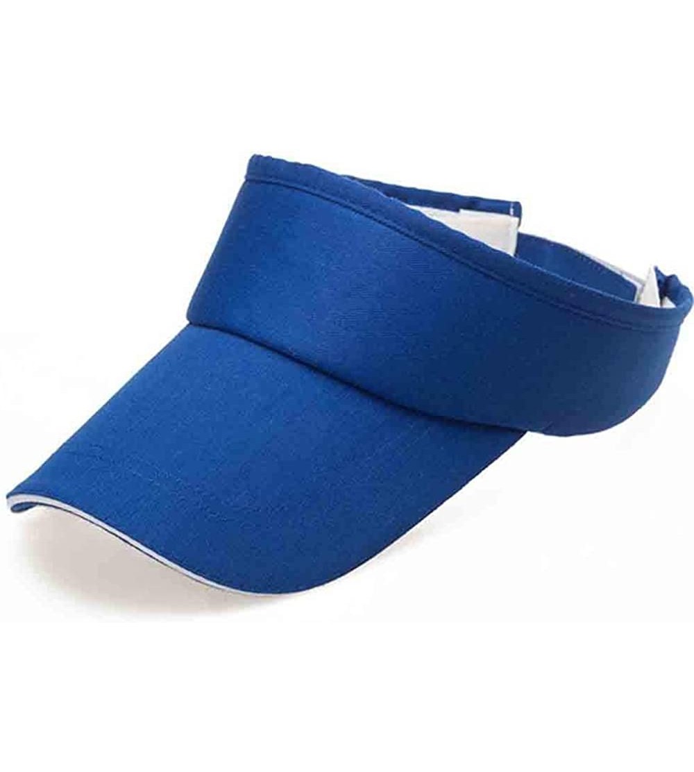 Newsboy Caps Sun Sports Visor Men Women-Cotton Cap Hat-Baseball Cap - Bu - CW196MYIKWX $7.89