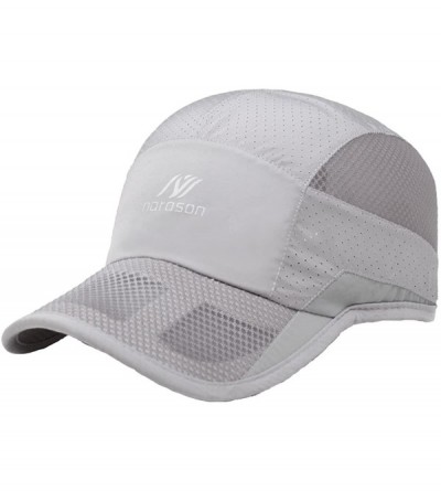 Sun Hats Unisex Mesh Sport Cap Quick-Drying Outdoor Breathable Sun hat Runner UV Protection 50+ - Light Gray a - CE17YYQ7CR2 ...