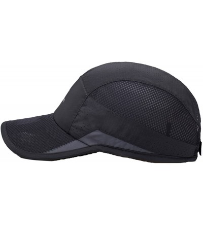 Sun Hats Unisex Mesh Sport Cap Quick-Drying Outdoor Breathable Sun hat Runner UV Protection 50+ - Light Gray a - CE17YYQ7CR2 ...