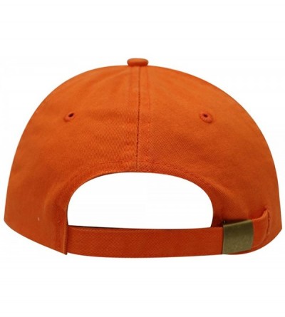 Baseball Caps Bad Hair Day Cotton Baseball Caps - Orange - CC182XNWEWY $11.85