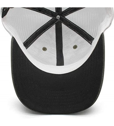 Baseball Caps Mens Womens Printing Adjustable Meshback Hat - Army-green-2 - CS18N00W7RN $17.20