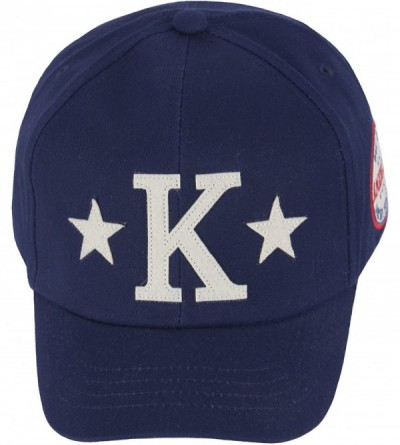 Baseball Caps American Star K Short Bill Design Club Cute Ball Cap Baseball Hat Truckers - Navy - C31866DKWEW $17.11
