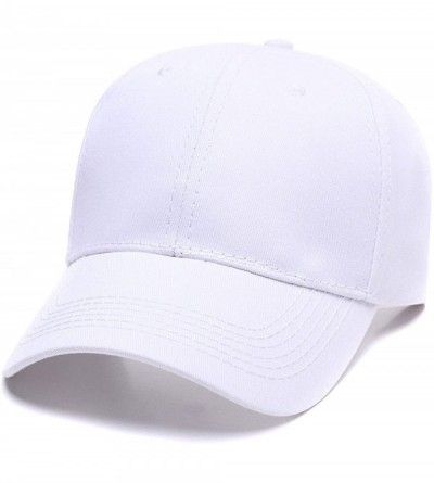 Baseball Caps Custom Baseball Hat-Snapback.Design Your Own Adjustable Metal Strap Dad Cap Visors - White - CY18KQG6DHX $10.36