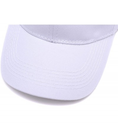 Baseball Caps Custom Baseball Hat-Snapback.Design Your Own Adjustable Metal Strap Dad Cap Visors - White - CY18KQG6DHX $10.36
