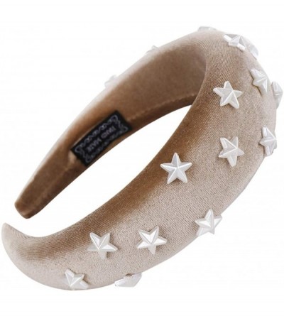 Headbands Women Hairband Cute Sponge Velvet Star Headband Hair Accessories Hair Head Hoop - 12 Pc - CX18U65CX9Y $52.43