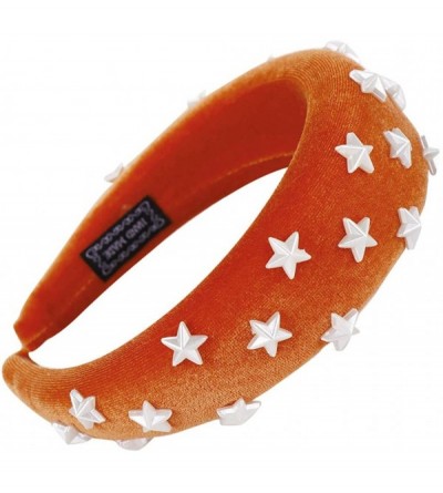 Headbands Women Hairband Cute Sponge Velvet Star Headband Hair Accessories Hair Head Hoop - 12 Pc - CX18U65CX9Y $52.43