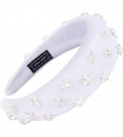 Headbands Women Hairband Cute Sponge Velvet Star Headband Hair Accessories Hair Head Hoop - 12 Pc - CX18U65CX9Y $52.43