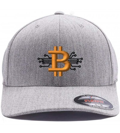 Baseball Caps Embroidered. 6477 Flexfit Baseball Cap. - Heather - CT1805S5H64 $26.14