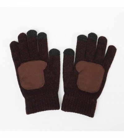 Skullies & Beanies 3 Pcs Winter Knit Beanie Hat Scarf and Touch Screen Gloves Set Fleece Lined for Men Women - CJ18YY9CMD0 $1...