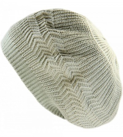 Skullies & Beanies Unisex Cotton Classic Rasta Beanie Tam - Sage Green - CD189ZHLGK2 $19.74