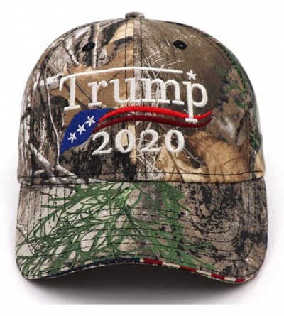 Baseball Caps Camouflage Baseball Snapback President Embroidery - Camouflage1 - CD18UW703GH $11.82