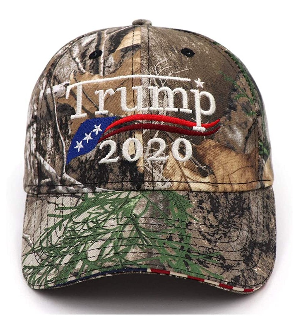 Baseball Caps Camouflage Baseball Snapback President Embroidery - Camouflage1 - CD18UW703GH $11.82