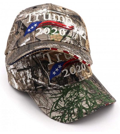 Baseball Caps Camouflage Baseball Snapback President Embroidery - Camouflage1 - CD18UW703GH $11.82