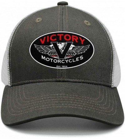 Baseball Caps Victory Motorcycle Logo Classic Baseball Adjustable Snapback - Army-green-36 - CD18RK0NY44 $30.53