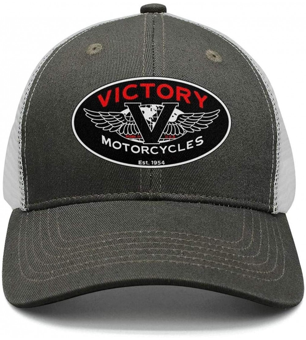 Baseball Caps Victory Motorcycle Logo Classic Baseball Adjustable Snapback - Army-green-36 - CD18RK0NY44 $12.62