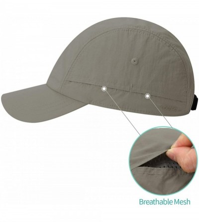 Baseball Caps Unisex Sport Cap Waterproof Running Cap Breathable Quick Dry Mesh Baseball Cap Sun Hat Outdoor for Men&Women - ...