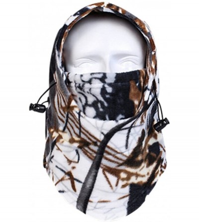 Balaclavas Camo Balaclava Ski Face Mask- Camoflauge Neck Warmer- Hunting Gear and Accessories for Men - Camo White - CQ11QHK0...