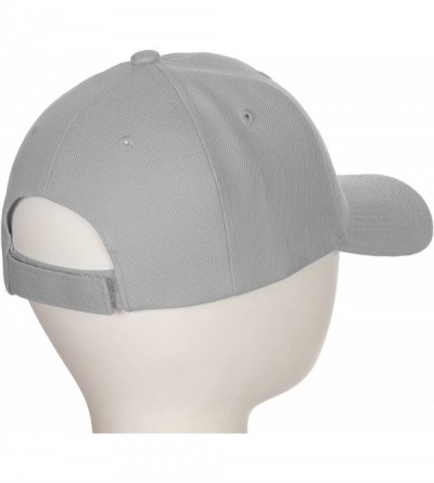 Baseball Caps Classic Baseball Hat Custom A to Z Initial Team Letter- Lt Gray Cap White Black - Letter T - CU18IDTLY7W $11.18