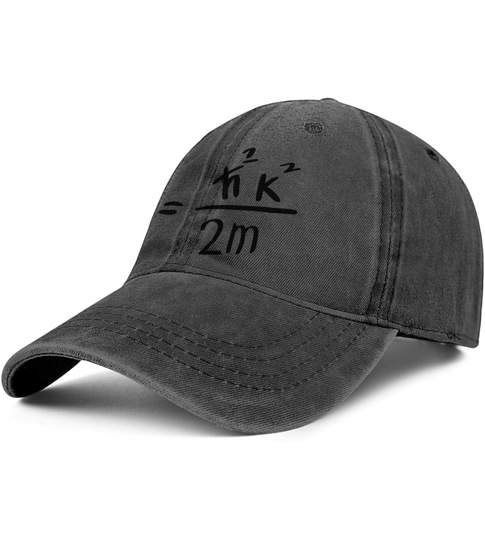 Baseball Caps Unisex Baseball Cap Cowboy Hat Hawk Dad Hats Trucker Hat - Mathematical Formulas - CU18WL7IZN8 $12.23