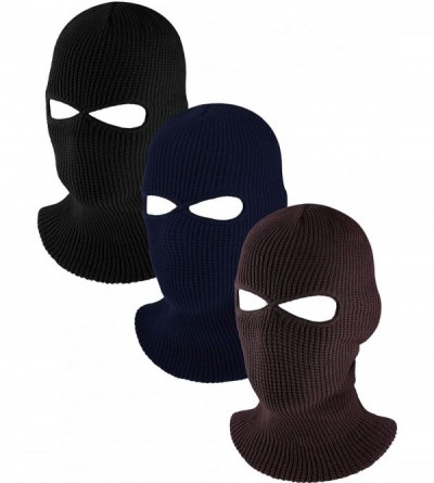 Balaclavas Ultra Thin Winter Cycling Balaclava Outdoor - Black- Coffee- Navy Blue - C018KWNMT0Z $14.33