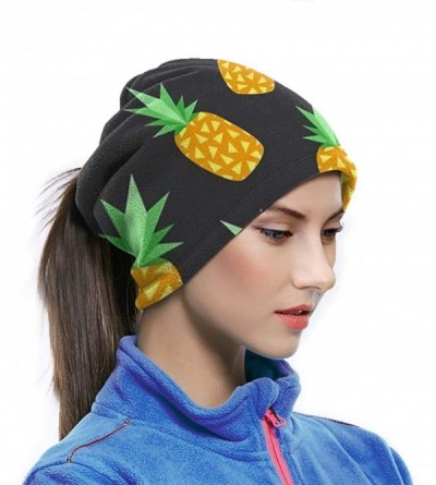 Balaclavas Neck Gaiter Headwear Face Sun Mask Magic Scarf Bandana Balaclava - Pineapples - CK1979NKKO5 $17.90