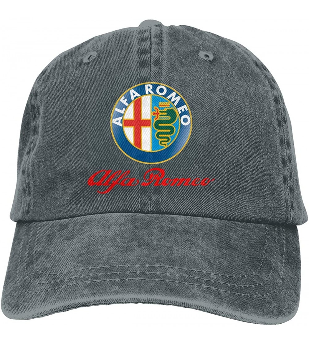Baseball Caps Custom Printing Casual Dad-Hat Alfa Romeo Logo Cool Baseball Cap - Deep Heather - C818W72D7QC $13.58